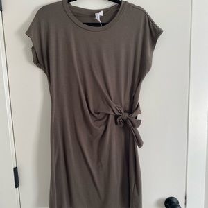 Olive T-Shirt Dress